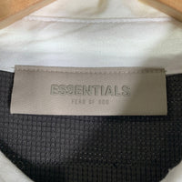FEAR OF GOD フィアオブゴッド ESSENTIAL エッセンシャル LS POLO 長袖 ポロシャツ チャコール オフブラック Size M 福生店