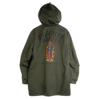 WACKO MARIA ワコマリア N3B モッズコート プリント マリア オリーブ Size L 福生店
