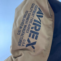 AVIREX アヴィレックス 783-4953001 ミリタリーファンクションダウン2 ダウンジャケット ベージュ sizeM 瑞穂店