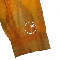 60-70's Arrow アロー Ichiryu Made リメイク オープンカラーチェックシャツ イエロー USA製 襟芯 Size L 福生店