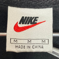 NIKE ナイキ 刺繍ロゴ ハーフジップ スウェット トレーナー ブラック sizeM 瑞穂店