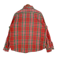 60-70's FIVE BROTHER ファイブブラザー フランネルシャツ チェック レッド グリーン USA製 Size XL 福生店