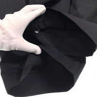 HUGO BOSS ヒューゴボス 2タック コットントラウザーパンツ ブラック イタリア製 Size w90cm 福生店
