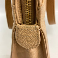 CHANEL シャネル キャビアスキン ロゴ ハンド トートバッグ ベージュ 瑞穂店