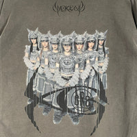 XG GR8 グレイト KOSUKE KAWAMURA 河村康輔 24SS Pigment Dyed Long Sleeve Tee ピグメントダイ プリント ロングスリーブTシャツ ブラック Size XXL 福生店