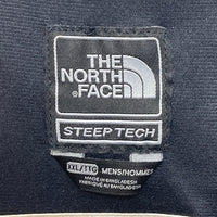 THE NORTH FACE ノースフェイス STEEP TECH Hooded Jacket スティープテック スウェット切替 ジップアップジャケット ブラック グレー Size XXL 瑞穂店