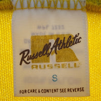 RUSSELL ATHLETIC ラッセルアスレチック USA製 ゲームシャツ イエロー sizeS 瑞穂店