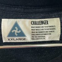 CHALLENGER チャレンジャー クロスボーン プリントTシャツ ブラック sizeXXL 瑞穂店