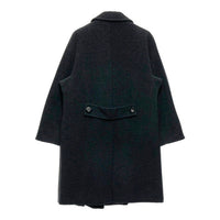 SPORTMAX スポーツマックス マックスマーラ ダブルボタンコート ウールXアンゴラ ダークグレー size38 瑞穂店