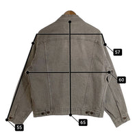 80's Levi's リーバイス 70507-4853 デニム トラッカージャケット グレー USA製 89年 Size L 福生店