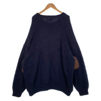 EVISEN SKATEBOARDS エビセンスケートボード ZEN AKU MOHAIR CREW KNIT 善悪 モヘアクルーネックニットセーター ネイビー 23FW-KN01 Size XL 福生店