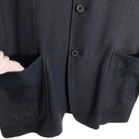 BURBERRY LONDON バーバリー フェイクレザー 千鳥格子 3B テーラードジャケット ネイビー BBR31-328-28 Size M 福生店