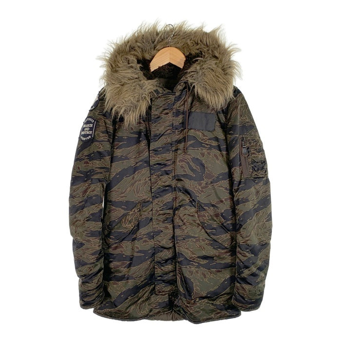 ヒステリックグラマーコートタイガーカモ HYSTERIC GLAMOUR ヒステリックグラマー タイガーカモ N-3B フライト