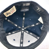 STUSSY ステューシー NEW ERA ニューエラ Emblem Cap ネイビー size7 5/8 瑞穂店