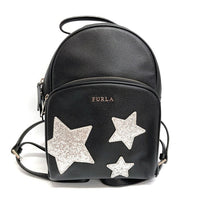 FURLA フルラ frida スパンコールスターレザーリュック ブラック 瑞穂店