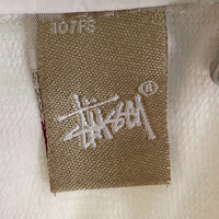 STUSSY ステューシー ラグラン 七分丈 ロンT ホワイト sizeM 瑞穂店