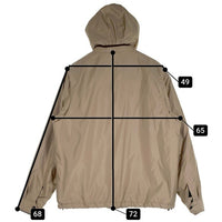 CHAPS チャップス ポリエステル 裏地 フリース ジップアップ ジャケット ベージュ Size XL 福生店