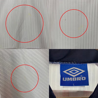 Umbro アンブロ イングランド代表 ベッカム 7 サッカージャージ 長袖 ホワイト フランスW杯 Size L 福生店