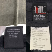90's TITANIC タイタニック プリント 半袖 Tシャツ ブラック 1998コピーライト giant USA製 Size XL 福生店