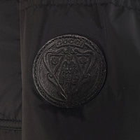 Gucci グッチ ナイロン ジップアップフーデッドジャケット 中綿 ブラック クレストパッチ 228012 Z9687 Size 54 福生店