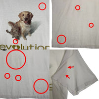 90's Phizer ファイザー Animal Health プリントTシャツ 犬猫 ホワイト Size XL 相当 福生店