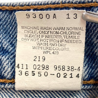 Levi’s リーバイス 550 ショートパンツ ホワイトタブ メキシコ製 ライトインディゴ size40 瑞穂店