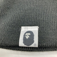 A BATHING APE アベイシングエイプ Swarovski スワロフスキー APE FACE ニットキャップ ブラック 瑞穂店