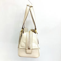 COACH コーチ 11639 ハンドバッグ シグネチャー ターンロック レザー ホワイト 瑞穂店