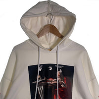 OFF-WHITE オフホワイト 21SS Caravaggio Over Hoodie カラヴァッジオ オーバー プルオーバースウェットパーカー ホワイト OMBB037R21FLE002 Size L 福生店