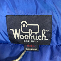 80's WOOLRICH ウールリッチ ダウンベスト ブルー Size L 福生店