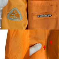 90's NIKE ACG ナイキエーシージー STORM FIT OUTER LAYER COUCHE EXTERNE マウンテンパーカー オレンジ S0-YNG Size XL 福生店