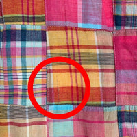 WAREHOUSE ウエアハウス パッチワーク マドラスチェックシャツ ピンク Size L 相当 福生店