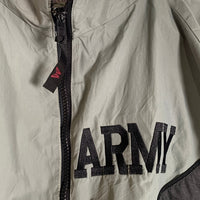 00's U.S.ARMY 米軍 IPFU JACKET ナイロン トレーニングジャケット ミリタリー グレー 8415-01-465-4820 04年会計 Size S-S 福生店