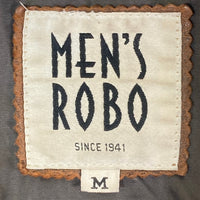 MEN'S ROBO メンズロボ ラムレザージャケット ブラウン sizeM※ボアカラー・ライナー欠損 瑞穂店