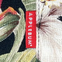 APPLEBUM アップルバム コットン リーフパターン アロハシャツ ブラック sizeXL 瑞穂店