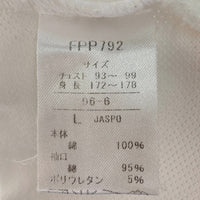 FRED PERRY フレッドペリー 長袖ポロシャツ ホワイト sizeL 瑞穂店