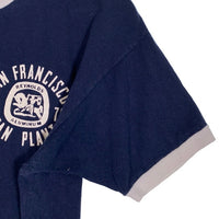 70's Champion チャンピオン SAN FRANCISCO CAN PLANT リンガーTシャツ ネイビー バータグ Size L 福生店