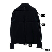 Polo by Ralph Lauren ポロラルフローレン ラムウール ジップアップニットセーター ブラック Size L 瑞穂店