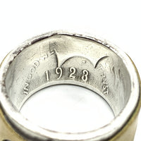 LIBERTY COIN RING コイン リング 銀貨 クラウン Size 20号 福生店