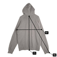 A BATHING APE アベイシングエイプ フルジップスウェットパーカー 裏サーマル グレー 日本製 Size L 福生店