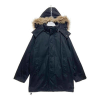 MONCLER モンクレール コットン ポリエステル ファー マウンテンパーカー ジャケット ブラック フランス製 青タグ ユナイテッドアローズ Size 2 瑞穂店