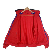 80's Columbia コロンビア Radial Sleeve ジップアップフリースジャケット リブ レッド Size L 福生店