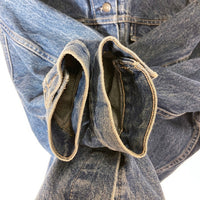 Levi's リーバイス USA製 ボタン裏674 ホワイトタブ 4th トラッカージャケット Gジャン ライトインディゴ sizeL 瑞穂店