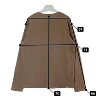 STUSSY ステューシー ロゴ刺繍 ロングTシャツ ブラウン sizeL 瑞穂店