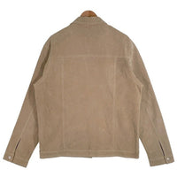 TCM ティーシーエム Echtes Leather 豚革スプリット レザージャケット ベージュ Size XL 福生店