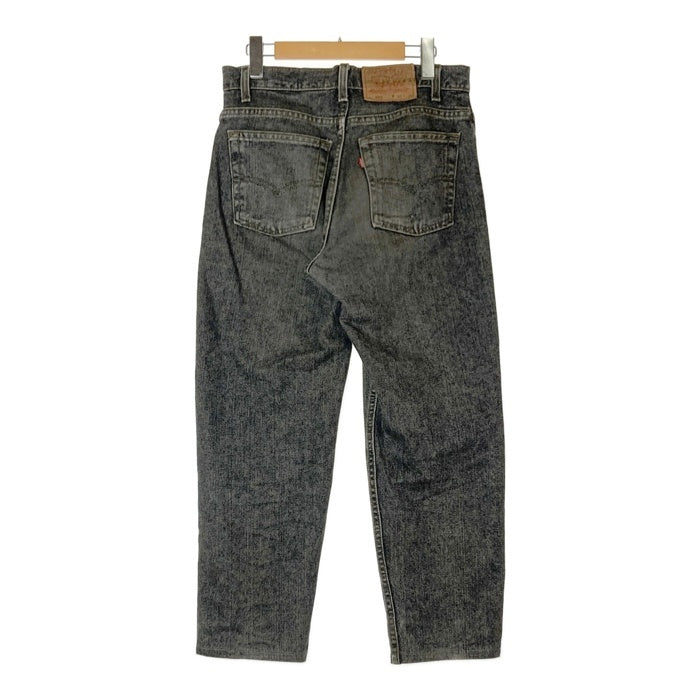 T3967 Levi's ブラックデニム　550 アメカジ　ジーンズ　古着 00\u0027s Levi\u0027s 550 ブラックデニムパンツ \u201cDEADSTOCK ⁄ W36 L29