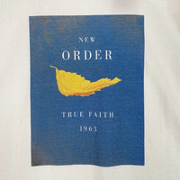 MINEDENIM マインデニム 24AW New Order "TRUE FAITH" Crewneck T-SH ニューオーダー プリントTシャツ ホワイト Size L 福生店