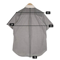 GANRYU ガンリュウ 17SS 6-Pocket S/S Shirt 6ポケット ショートスリーブシャツ グレー ブラック ES-B013 Size M 福生店