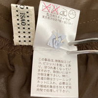 KANEKO ISAO カネコイサオ フリル大判ストール ダークブラウン 瑞穂店