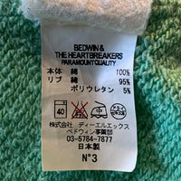 BEDWIN & THE HEARTBREAKERS ベドウィン ラグランスリーブ スウェットトレーナー ミント Size 3 福生店